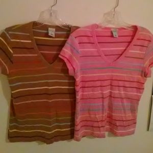 2 Old Navy V Neck Tees